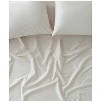 Organic Cotton Cool-Air Percale Flat Sheet - King