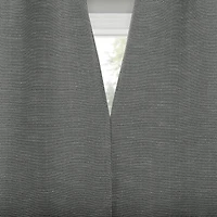 Sarasi Contrast Tweed Magnetic Closure 100% Blackout Grommet Curtain Panel