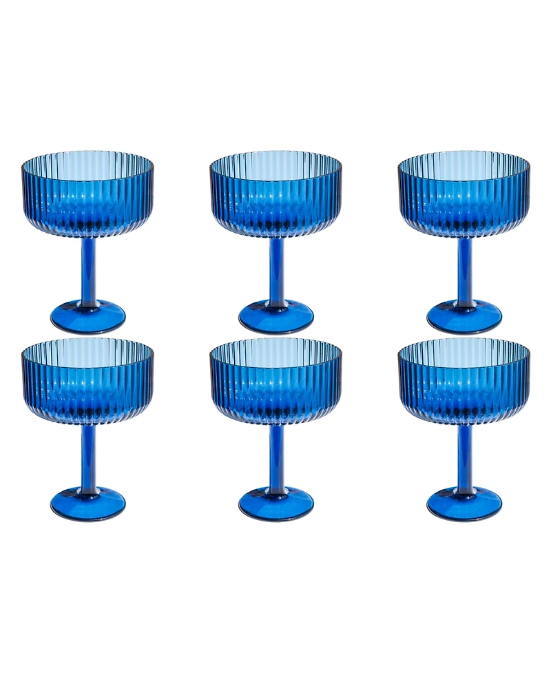 Abode Homewares Mesa Coupe Glasses, Set of 6