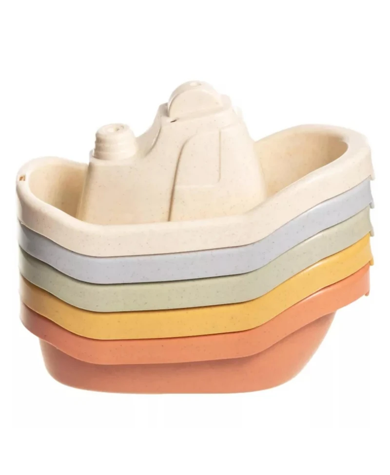Sperric Toddler 5 Pcs Floating Boat Bath Toys Toddlers, Mold-Free Bath Toy Set for 1-3 Year Old, Water Table Toys, Fun & Educational Bath Toys