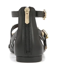 Sam and Libby Women's Rhonda Studded Gladiator Flat Sandals