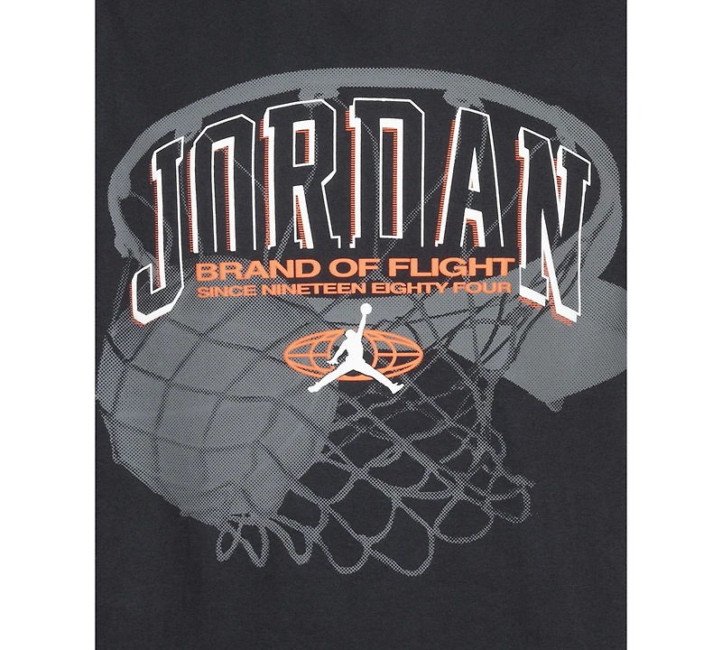 Jordan Big Boys Short-Sleeve Hoop Up Graphic T-Shirt