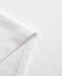 Tommy Hilfiger Solid Cotton Pique Blanket