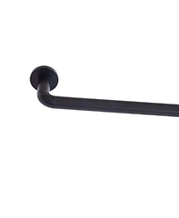 Hlc.me Wrap Around Room Darkening Grommet Curtain Rod - Adjustable Telescoping