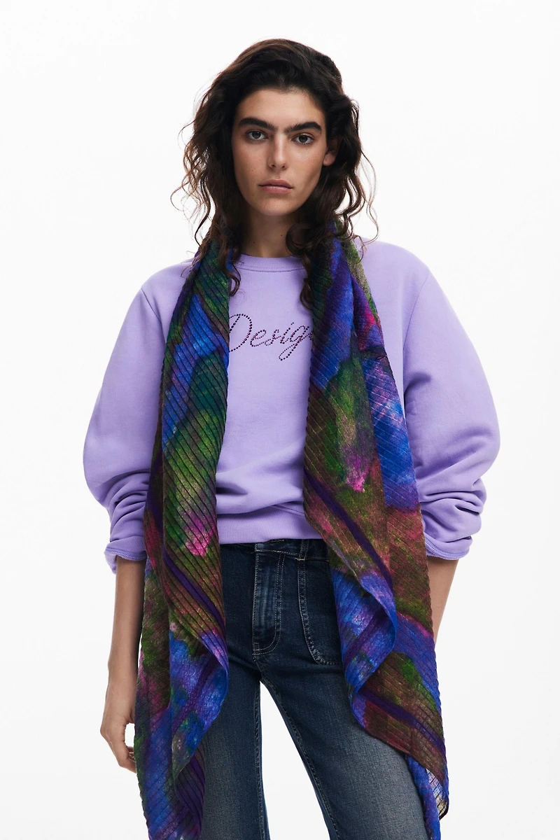 Desigual Women's Leaf scarf