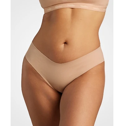 Siella Women's Organic Cotton No-Show Thong