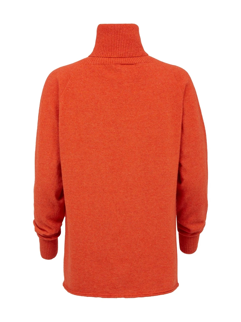 Celtic & Co. Women's Geelong Wool Slouch Turtleneck Sweater