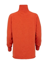 Celtic & Co. Women's Geelong Wool Slouch Turtleneck Sweater