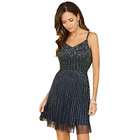 Lara Women's Spaghetti Strap V-Neck Dress