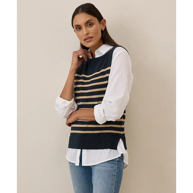 Pact Women's Organic Cotton Classic Fine Knit Shell