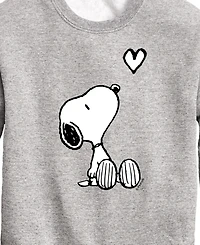 Peanuts Toddler Boys Snoopy Heart Graphic Sweatshirt