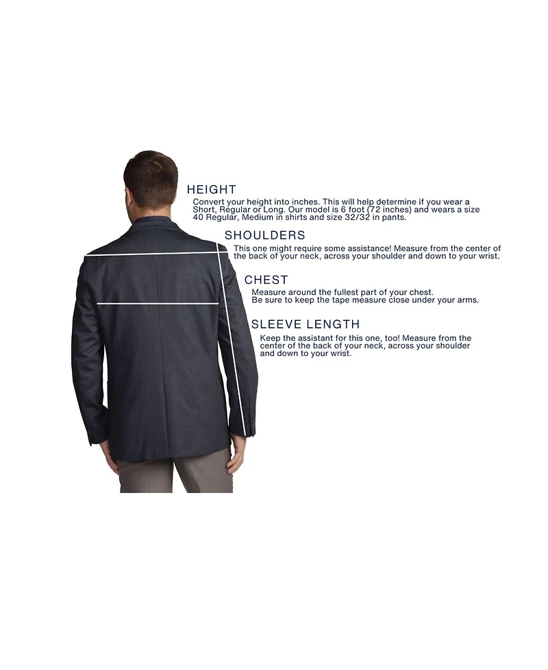 Tailorbyrd Men's Shadow Plaid Sportcoat