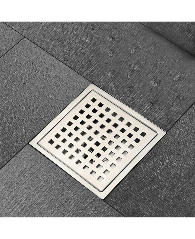 6 Inch Square Shower Floor Drain