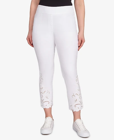 Ruby Rd. Petite Embroidered Ankle Pants