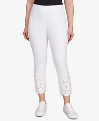 Ruby Rd. Petite Embroidered Ankle Pants