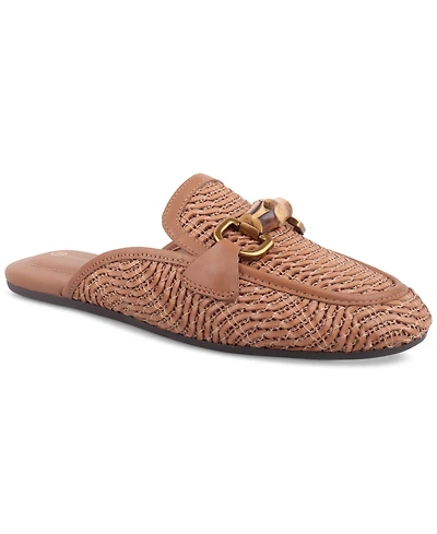 Giani Bernini Women's Kayda Raffia Woven Slip On Mules, Created for Macy's