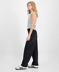 Tinseltown Juniors' Wide Barrel-Leg Jeans