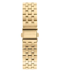 London Fog Unisex Keltic Cushion Case Gold Link Alloy Watch, 38mm