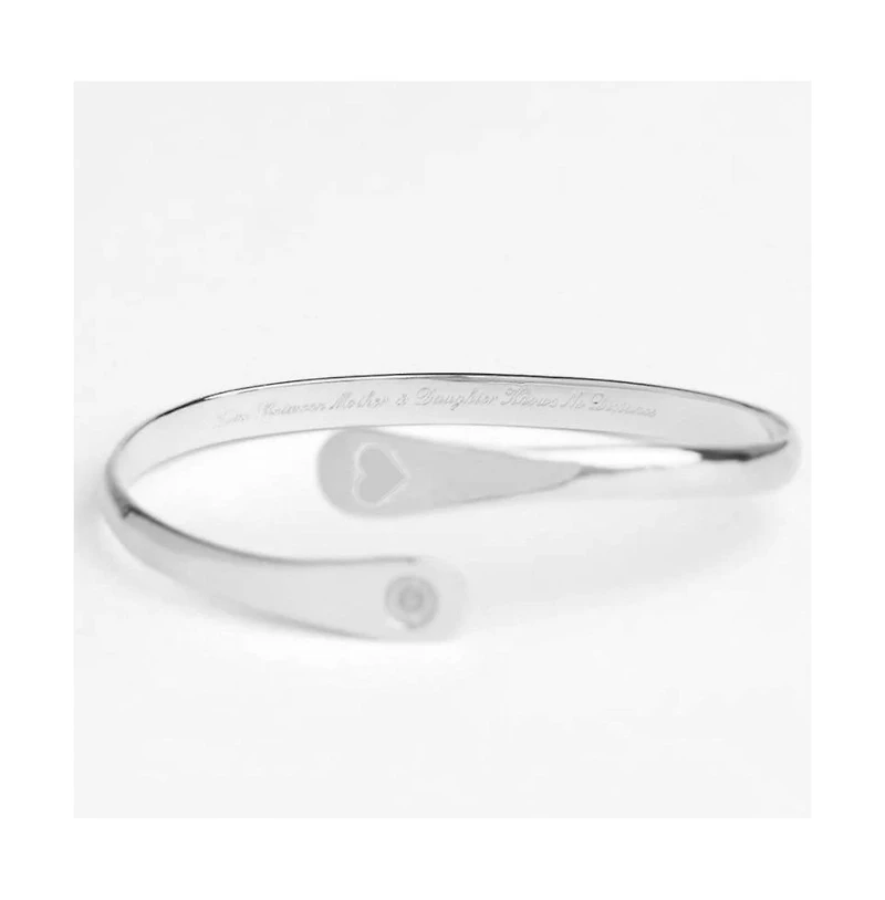 Mother-Daughter Engraved Bracelet, Matching Jewelry for Moms & Daughters