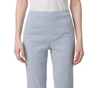 Hue Women's Spring Stripe Pedal Pusher Pants