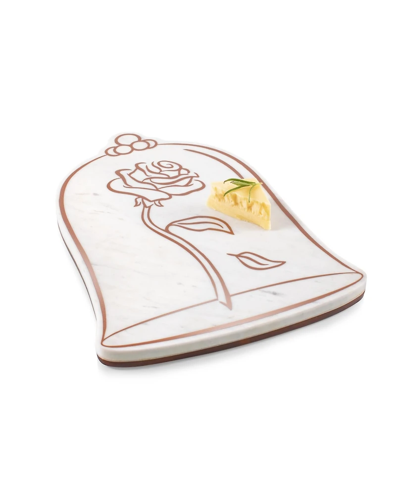 Toscana Disney Beauty And The Beast Marble Serving Stone Board