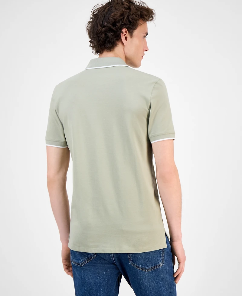 Hugo by Boss Men's Dinoso Contrast-Tip Polo Shirt