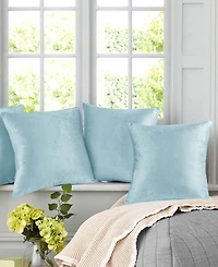 Nestl Elegant Velvet Removeable Cover 2-Pack Decorative Pillows