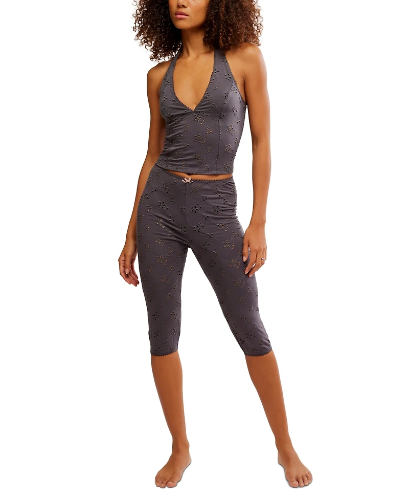 Free People Women's Full Bloom Capri Pajama Pants