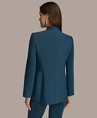 Donna Karan New York Women's Button-Sleeve Blazer, Regular & Petite