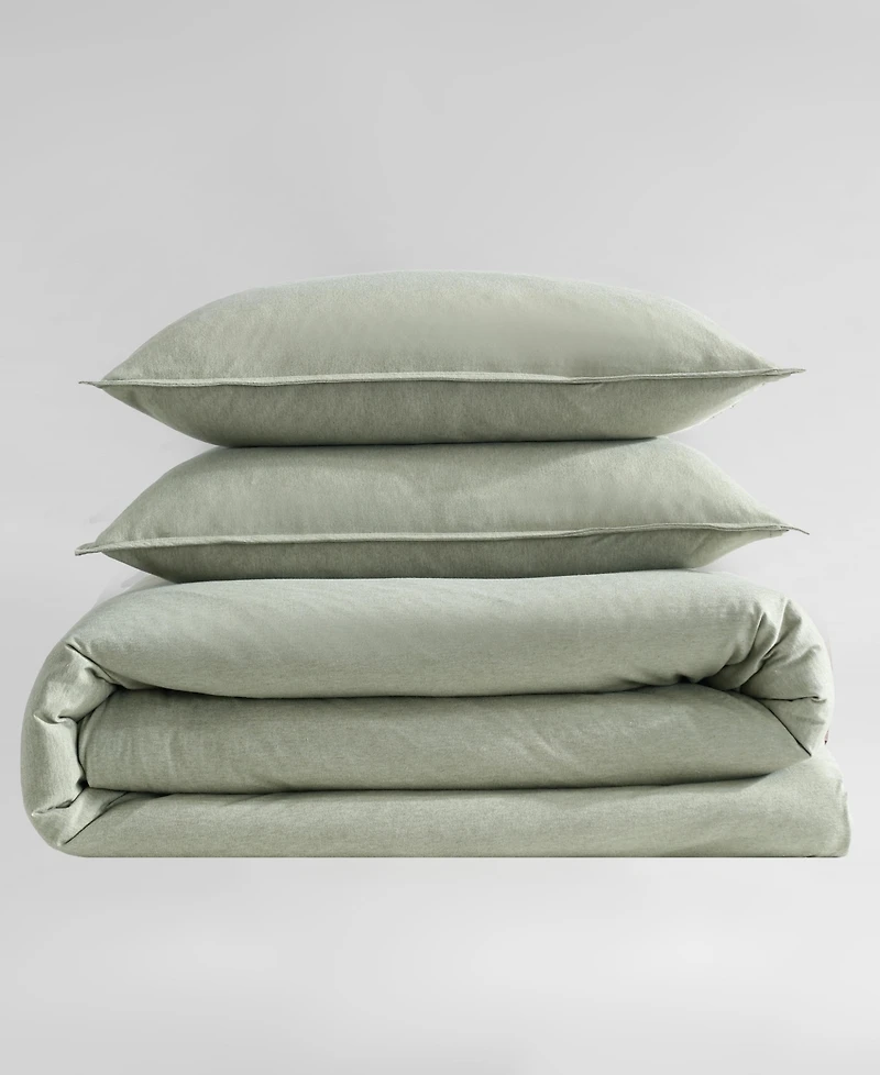 Calvin Klein Modern Cotton Melange Tencel Jersey 3 Piece Duvet Cover Set