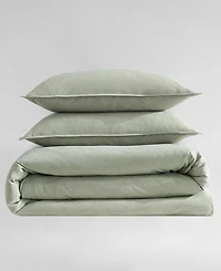 Calvin Klein Modern Cotton Melange Tencel Jersey 3 Piece Duvet Cover Set
