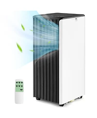 Gymax 8000 Btu Ashrae Portable Air Conditioner 3-in-1 Ac Unit w/ Cool Dehum Fan Sleep Mode