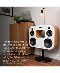 Fluance Fi70 Three-Way Wireless High Fidelity Music System with Powerful Amplifier & Dual 8" Subwoofers (Black Ash)