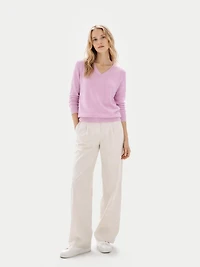 Gobi Cashmere Women's Essential Cashmere V-Neck Sweater