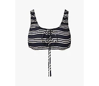 WeWoreWhat Women's Scrunchie Crop Top