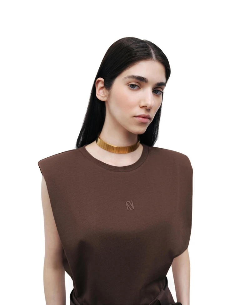 Nocturne Women's Padded Basic T-Shirt