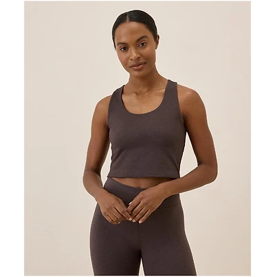 Pact Women's On the Go-To Crop Tank Made With Organic Cotton