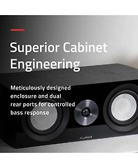 Fluance Reference Surround Sound Home Theater 5.0 Channel Speaker System including 3-Way Floorstanding Towers, Center Channel, and Rear