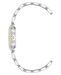 Anne Klein Women's Quartz Two-Tone Metal Alloy and Crystal Accented Dial Watch
