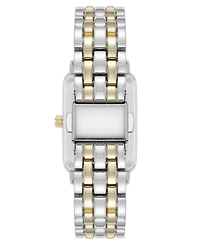 Anne Klein Women's Quartz Rectangular Estate Two-Tone Metal Alloy Watch, 25mm