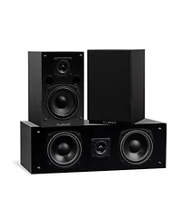 Fluance Elite High Definition Surround Sound Home Theater 7.0 Channel Speaker System including 3-Way Floorstanding Towers, Center Channel, an