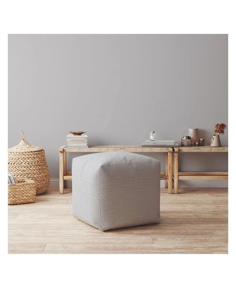 Cozy Cotton Pouf Ottoman – Decorative and Comfortable