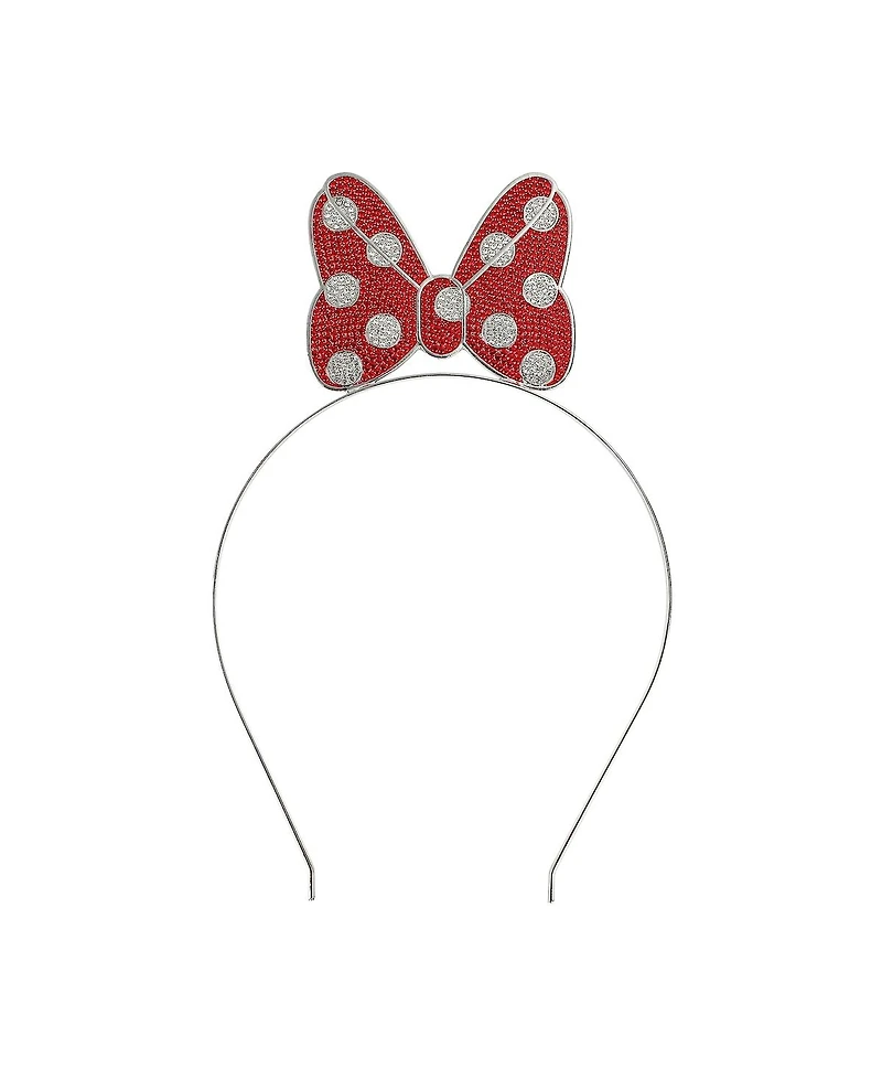 Disney Minnie Mouse Bow Glitzy Metal Headband