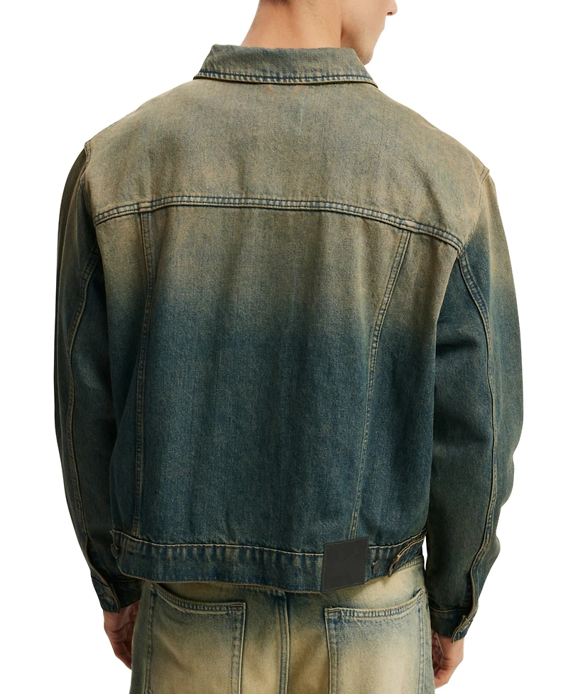 Cotton On Men's Denim Trucker Jacket