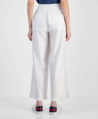 Tommy Hilfiger Women's Drawstring Wide-Leg Pants