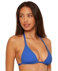 Becca Women's Color Code Reversible Triangle Bikini Top