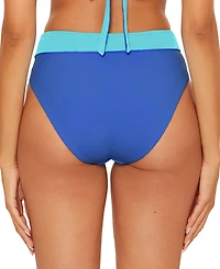 Becca Women's Color Code High Waist Reversible Bikini Bottoms