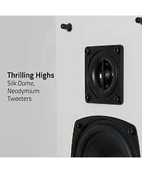 Fluance Elite High Definition 2-Way Bipolar Surround Speakers for Wide Dispersion Sound Home Theater Systems
