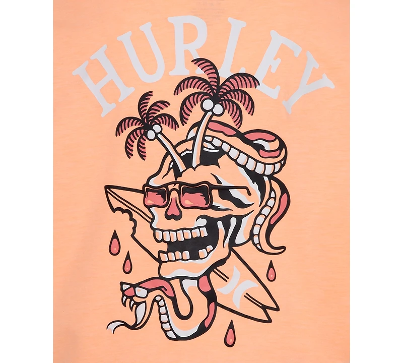 Hurley Big Boys Breaking Through Graphic Cotton-Blend T-Shirt
