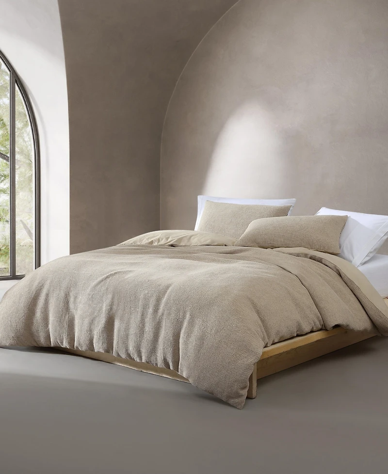 Calvin Klein Microwaffle Melange 3-Pc. Comforter Set